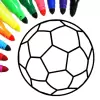 Football coloring book game apk mod