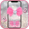 تطبيق ثيم لوحة المفاتيح Glitter Pink برو