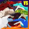 لعبة T-Rex Fights More Dinosaurs apk مهكر