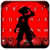 تطبيق الكيبورد Red Moon Anime برو