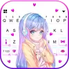 تطبيق خلفية الكيبورد Pretty Anime Gi برو