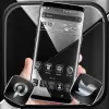 Black Silver Launcher Theme pro