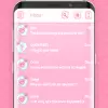 تطبيق Pink messenger theme برو