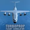 لعبة Turboprop Flight Simulator apk مهكر