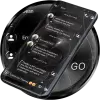 تطبيق SMS Theme Sphere Black - chat برو
