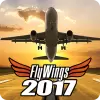 لعبة Flight Simulator 2017 FlyWings apk مهكر
