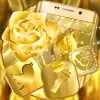 تطبيق Golden Rose Launcher Theme برو