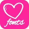 Love Fonts for FlipFont pro