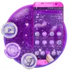 تطبيق Purple Glitter Launcher Theme برو