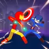 لعبة Super Stickman Heroes Fight apk مهكر