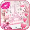 تطبيق الكيبورد Pink Diamond Paris برو