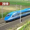 لعبة Euro Train Racing 2019 apk مهكر