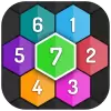 لعبة Merge Hexa - Number Puzzle apk مهكر