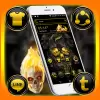تطبيق Gold Skull Launcher Theme برو