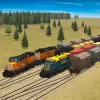 لعبة Train and rail yard simulator apk مهكر