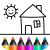 لعبة Bini Drawing for kids games apk مهكر