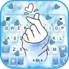 تطبيق ثيم لوحة المفاتيح Pastel Blue برو