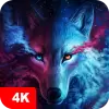 تطبيق Wolf Wallpapers 4K برو