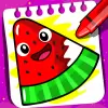لعبة كتاب رسم الطعام للأطفال apk مهكر