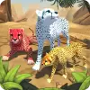لعبة Cheetah Family Animal Sim apk مهكر