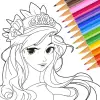 Princess Coloring:Drawing Game apk mod