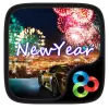 تطبيق New Year GO Launcher Theme برو