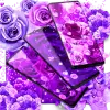 تطبيق Purple rose live wallpaper برو