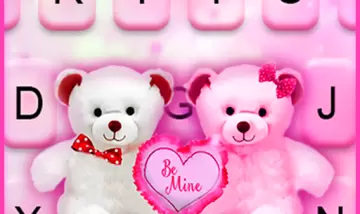 تطبيق الكيبورد Teddy Bear Couple للاندرويد