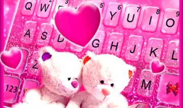 تطبيق الكيبورد Lovely Teddy للاندرويد